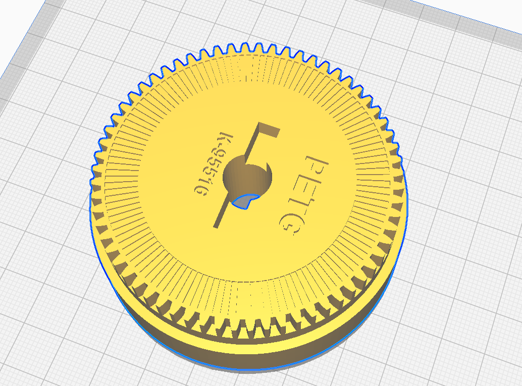 Bir dikiş makinesinde dişli (Plastik Aparattır!!!)