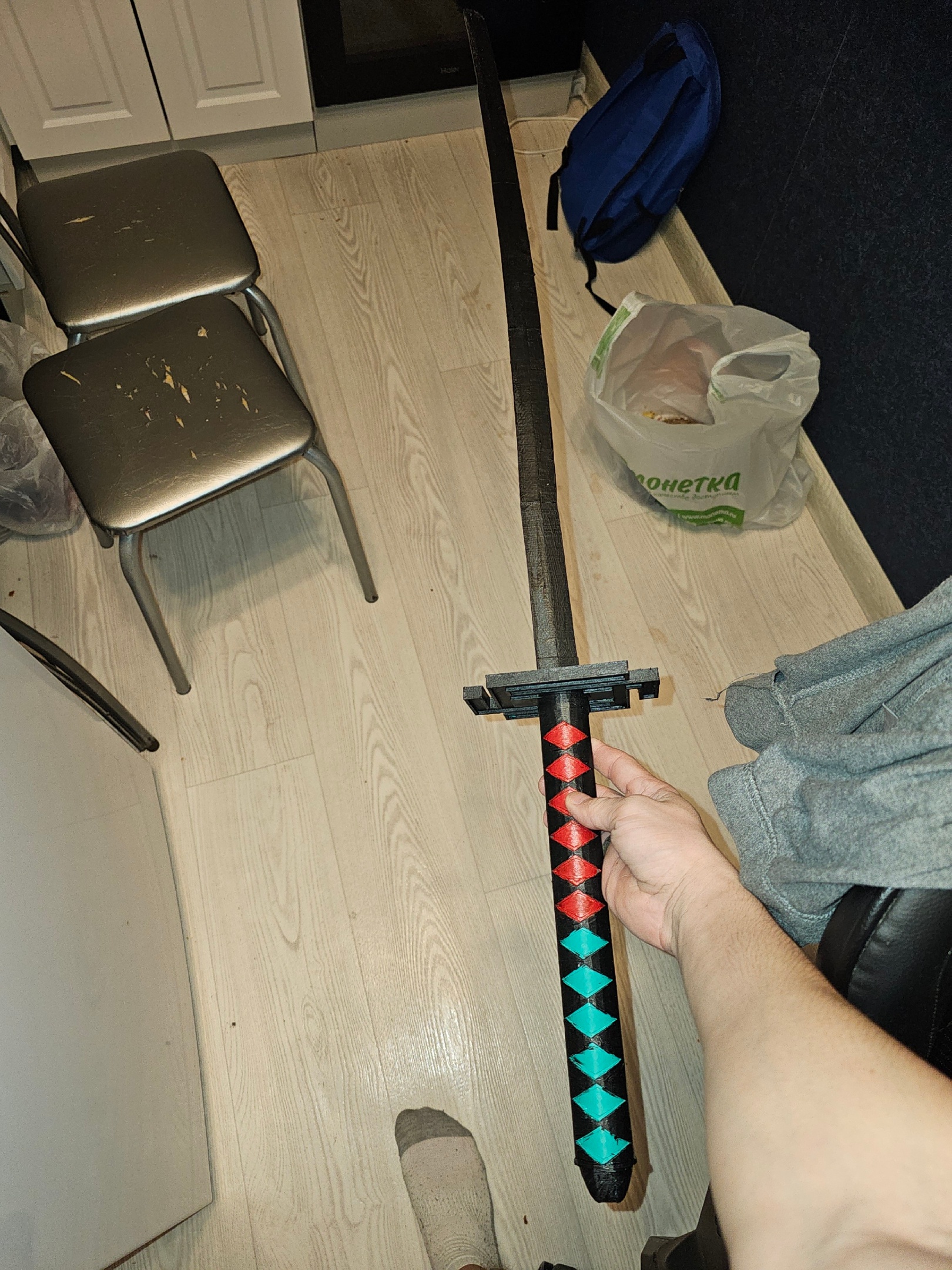 Blicho Ichigo Kurosaki Zangetsu'dan Katana (Plastik Aparattır!!!)