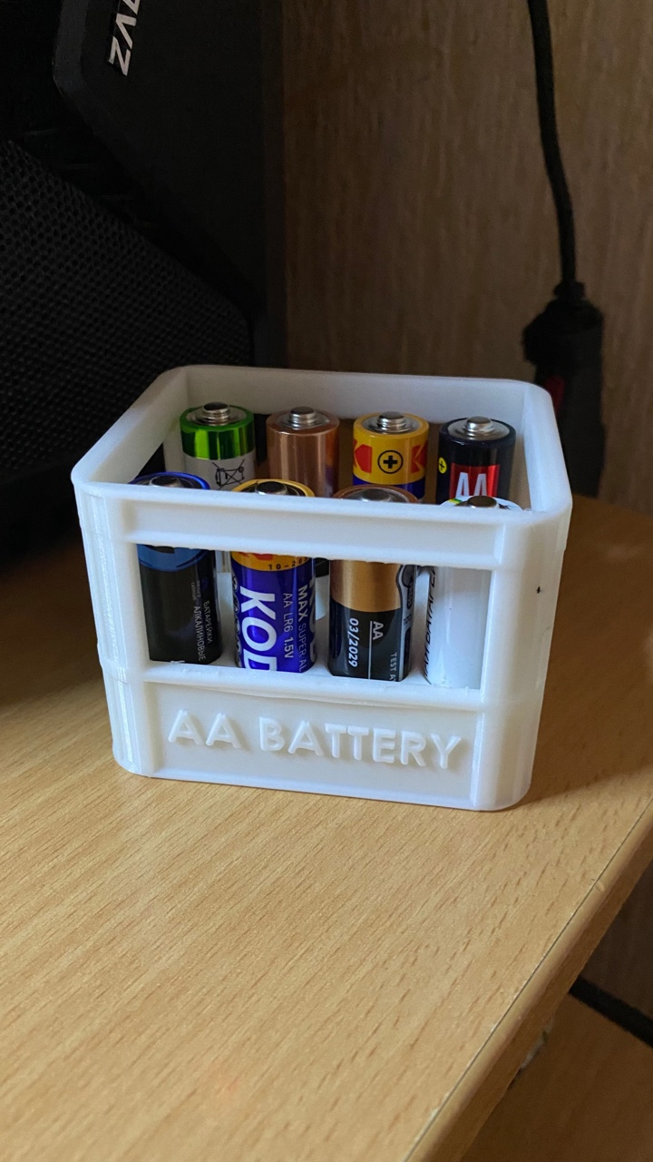 AA tipi piller için kasa (Plastik Aparattır!!!)
