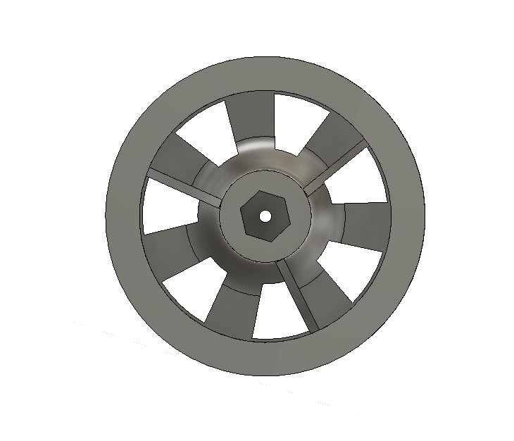 Radyo -kontrollü bir makine için tekerlek disk 50mm (Plastik Aparattır!!!)