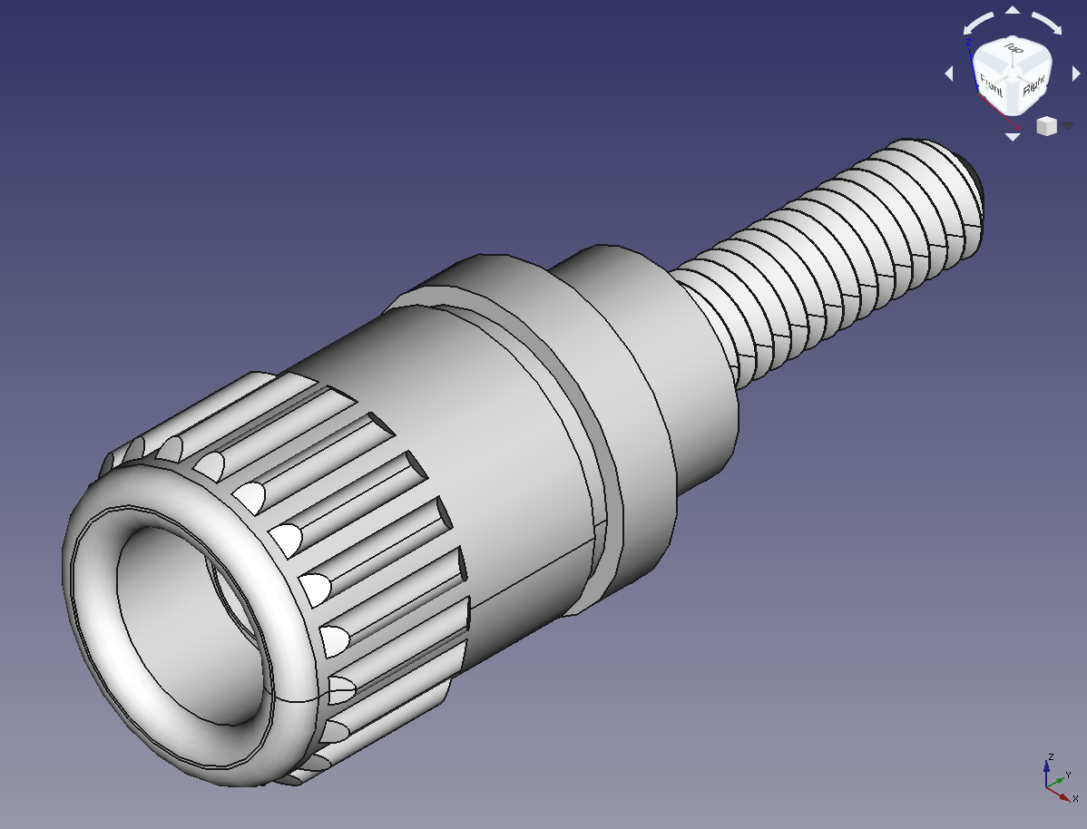 "Banana" tipi 4 mm alet terminalleri için somun ve burç 3D856517