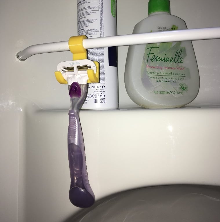 Gillette Venus duş kabini için tıraş makinesi tutucusu, 10 mm çubuk için (Plastik Aparattır!!!) Gillette Venus duş kabini için tıraş makinesi tutucusu, 10 mm çubuk için (Plastik Aparattır!!!)