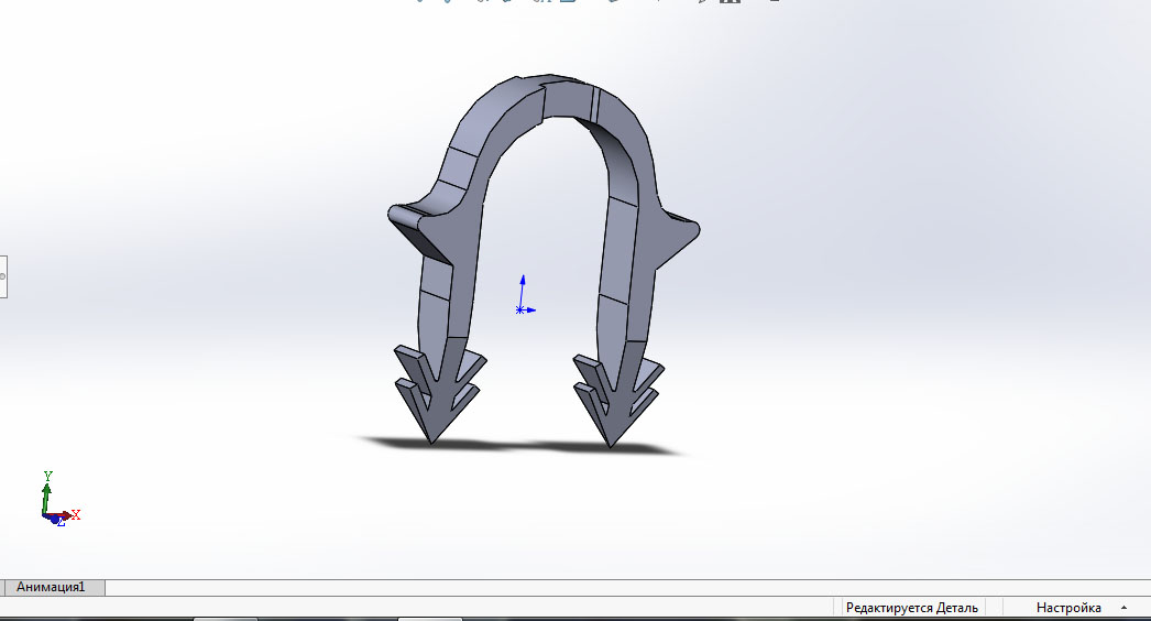 3d модель клипса