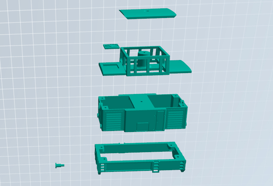 Oyuncak: Bir dizi demiryolu piko için manevra dizel lokomotif (Plastik Aparattır!!!)