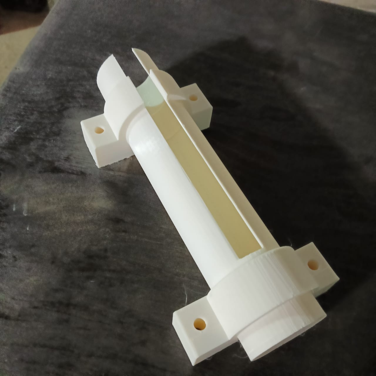 Bir kar motosikleti veya motosiklet için bir kış olta çubuğu için tutucu (Plastik Aparattır!!!)