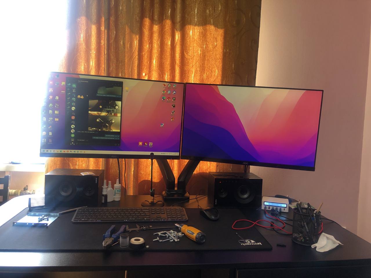 AOC 27V2Q Monitör Montajı \ 24V2Q \ 22V2Q (Plastik Aparattır!!!)