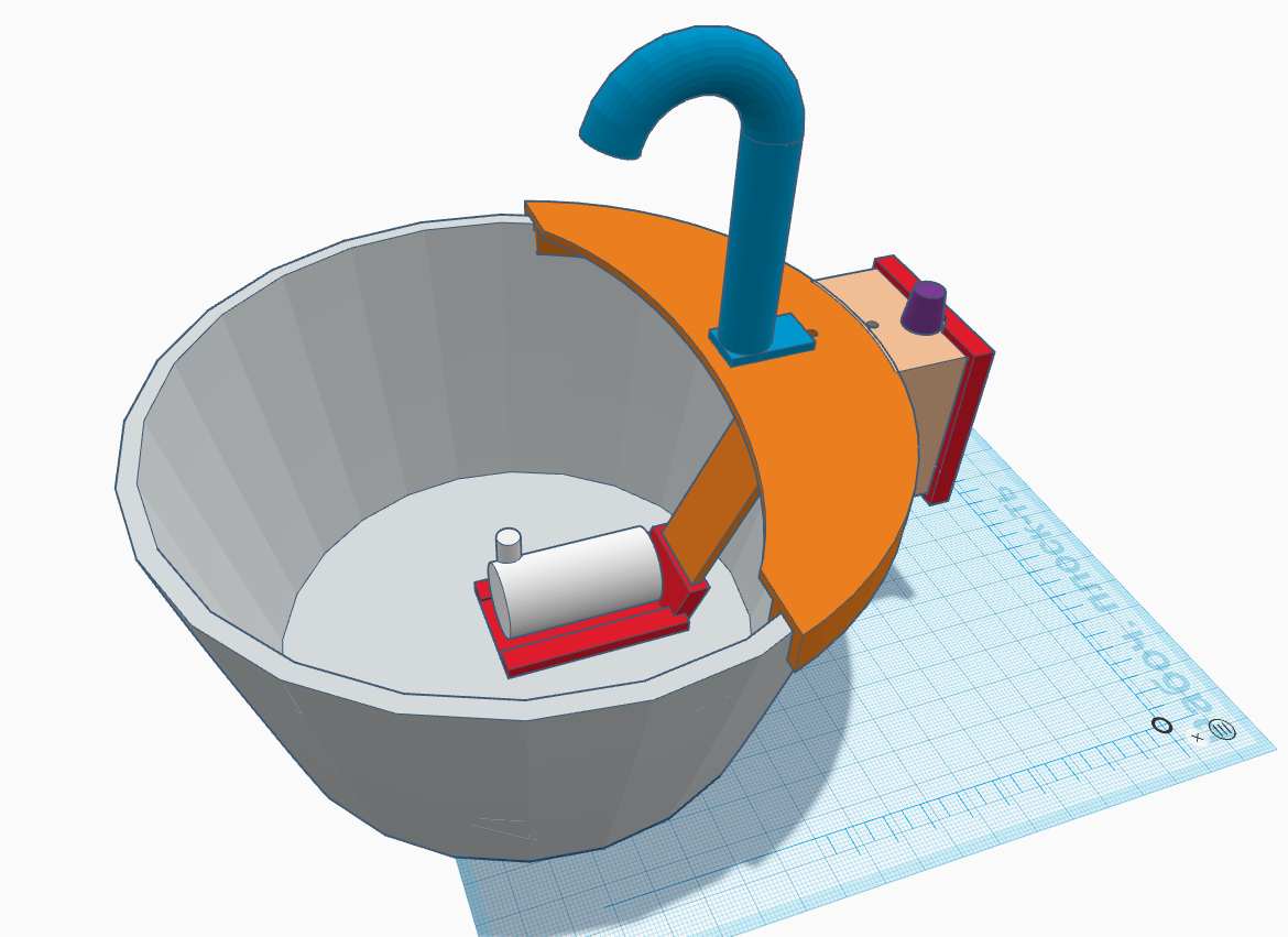 Bir kedi için içici (çeşme) (Plastik Aparattır!!!)