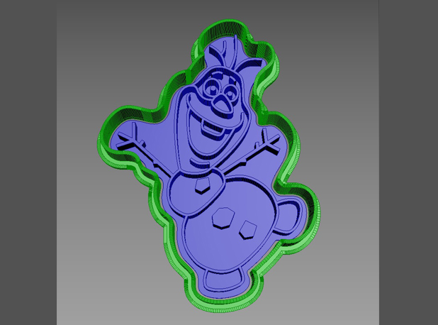 Olaf kardan adam zencefilli kurabiye kalıbı. (Plastik Aparattır!!!)