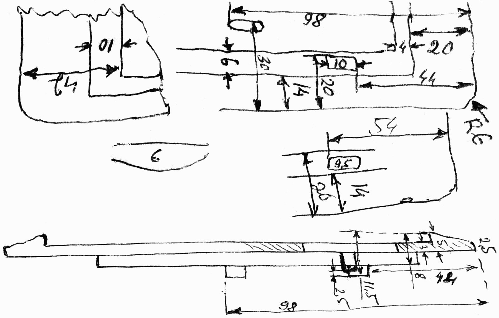 Sovyet devre kesicinin dış paneli (Plastik Aparattır!!!)
