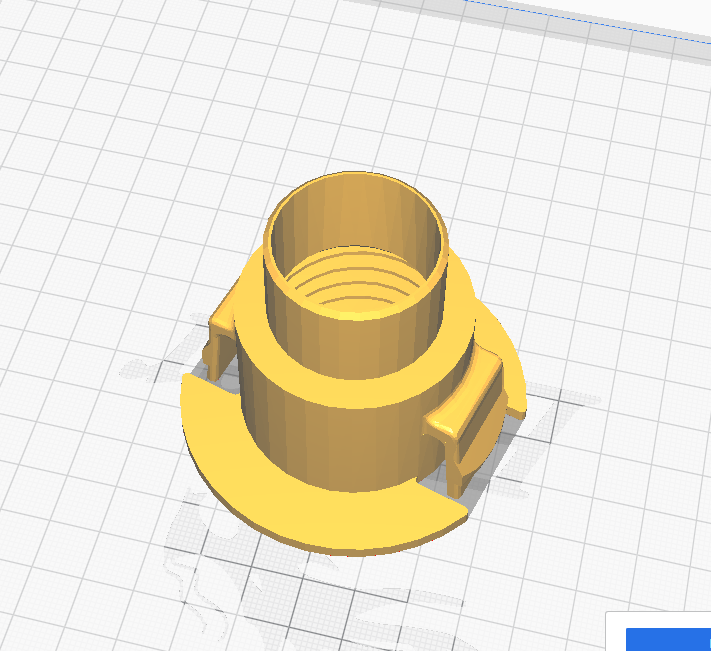 3d модель переходник шланга пылесоса Samsung для 3d принтера - скачать ...