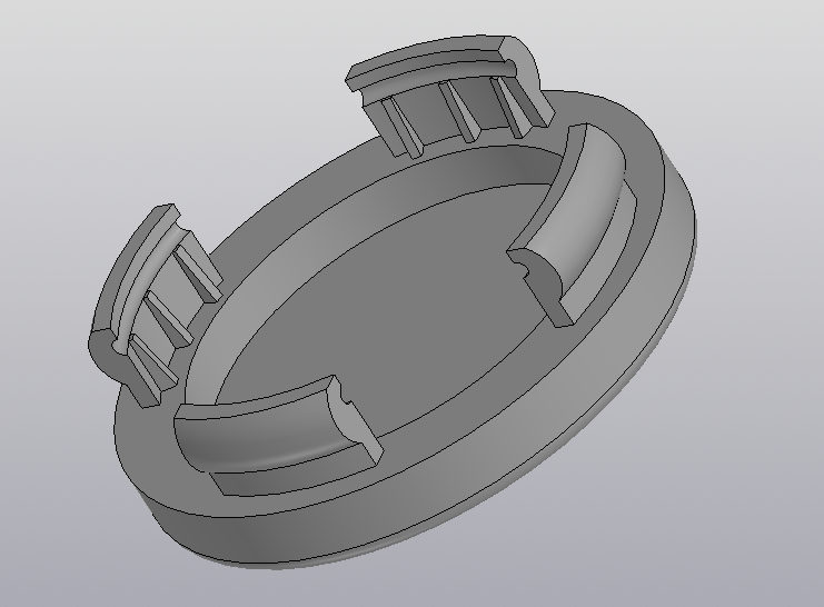 Yeniden şekillendirmeden sonra arka göbek kapağı Daewoo Nexia N150 (Plastik Aparattır!!!)