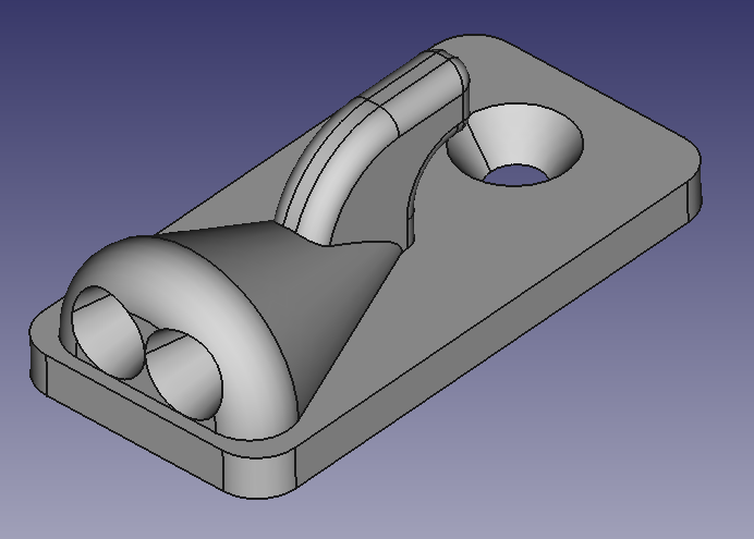 3d модель крючка