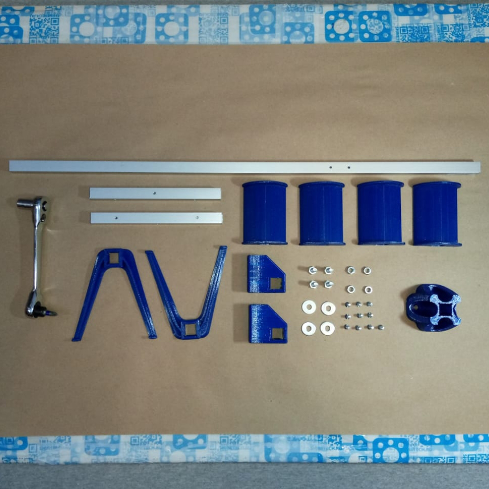 3d модель Стойка для 4х катушек для 3d принтера - скачать бесплатно 3д ...