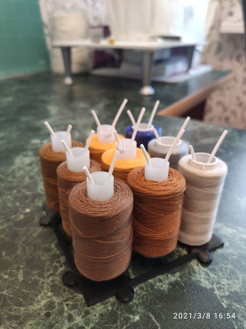 Farklı dikiş için modüler depolama sistemi (Plastik Aparattır!!!)