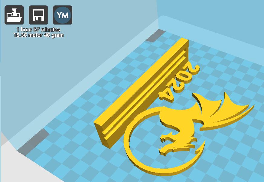 Ejderha Sembolü 2024 (Plastik Aparattır!!!)