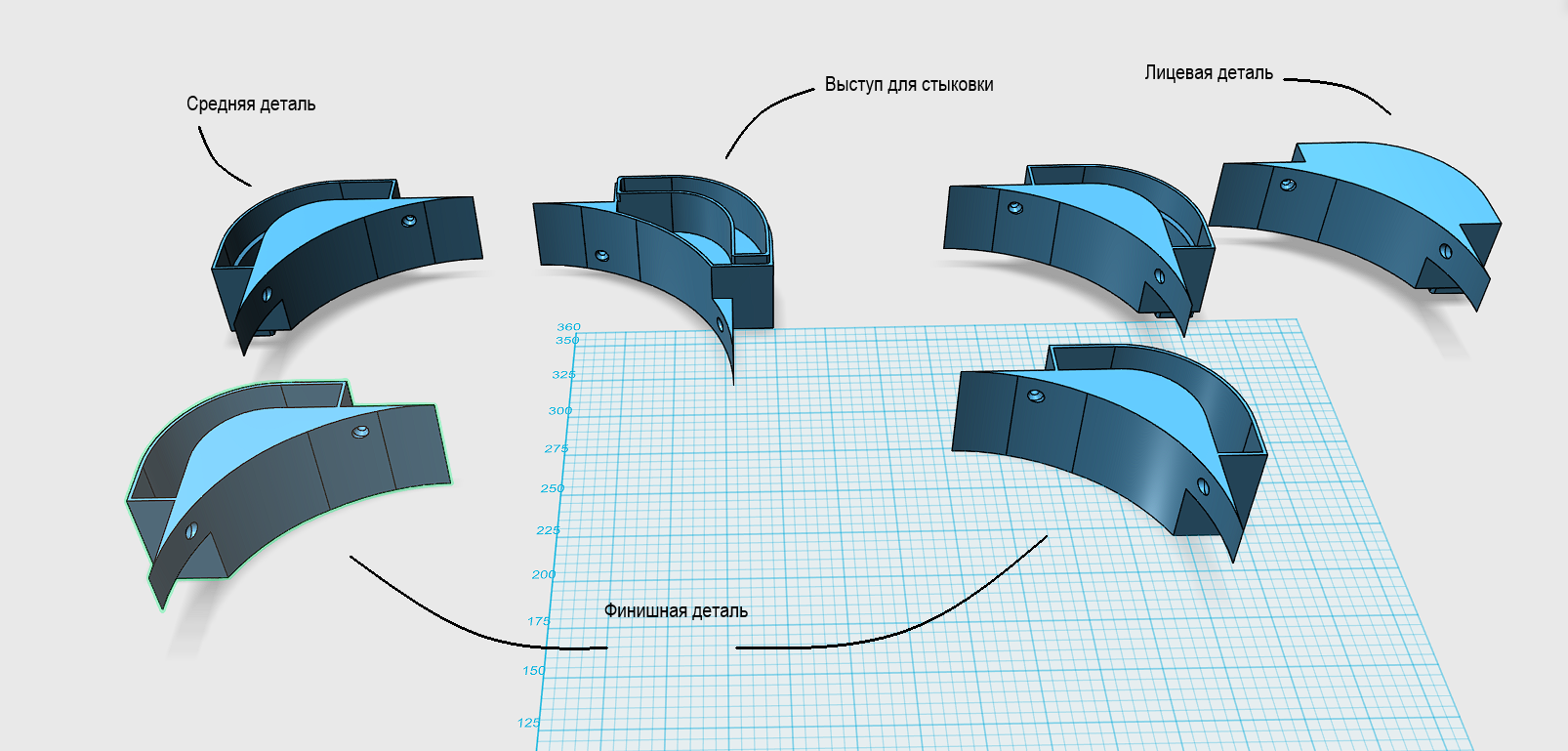Yuvarlak mobilya açıları (Plastik Aparattır!!!)