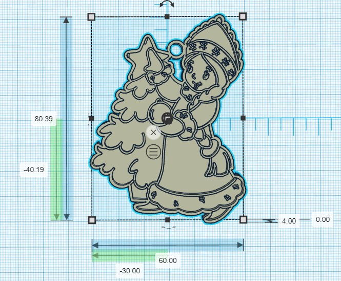 Noel Ağacı Dekorasyonu Bir Noel Ağacı ile Karlı Kızlık (Plastik Aparattır!!!)
