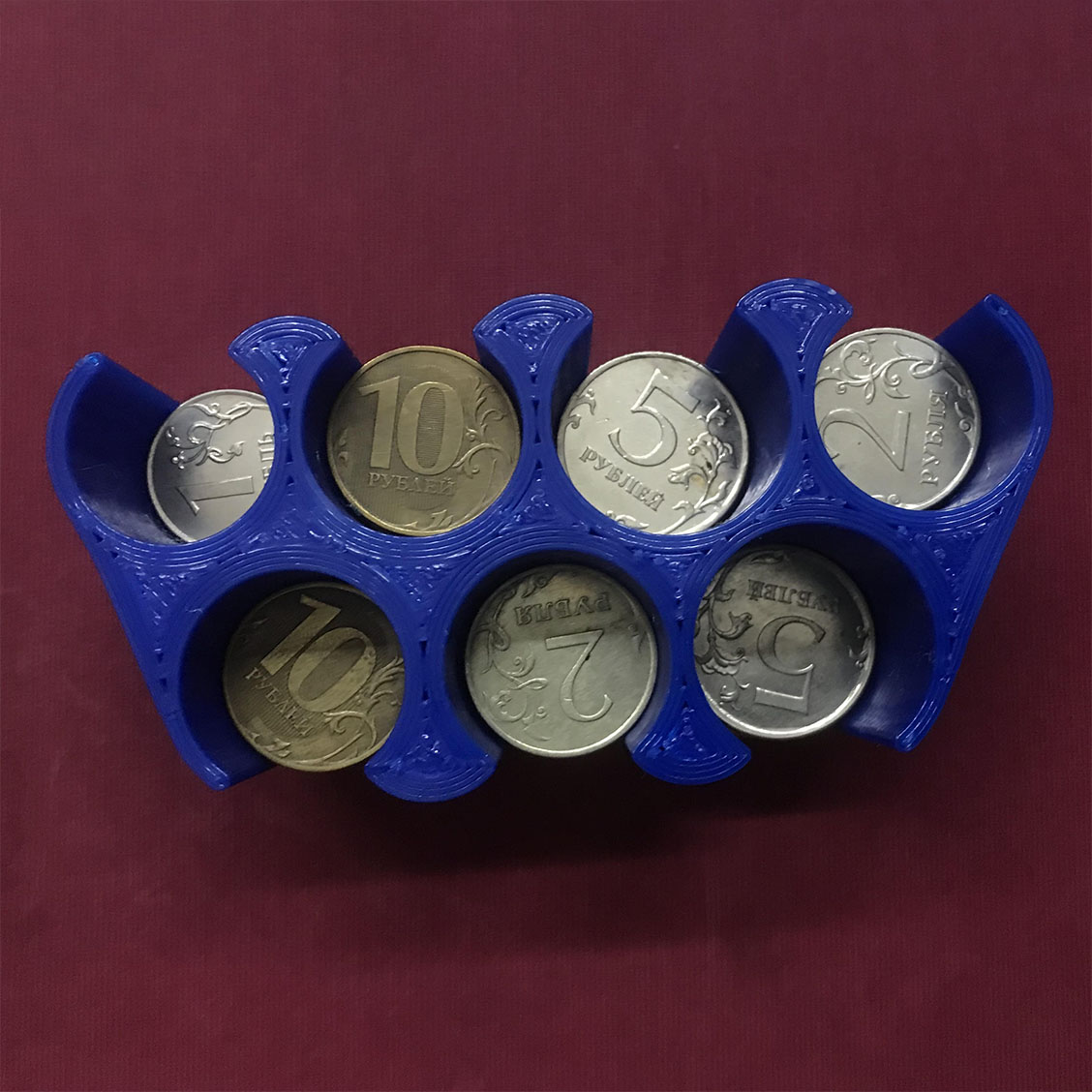 Bozuk para kutusu 1, 2, 5, 10 ruble (Plastik Aparattır!!!)