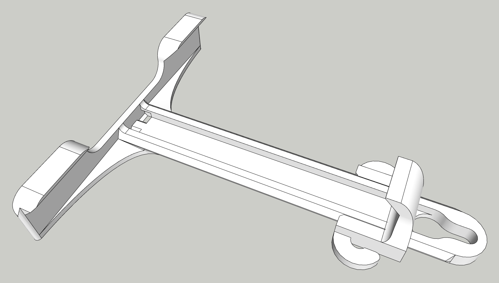 Asılı akıllı telefon/tablet tutucusu (Plastik Aparattır!!!)