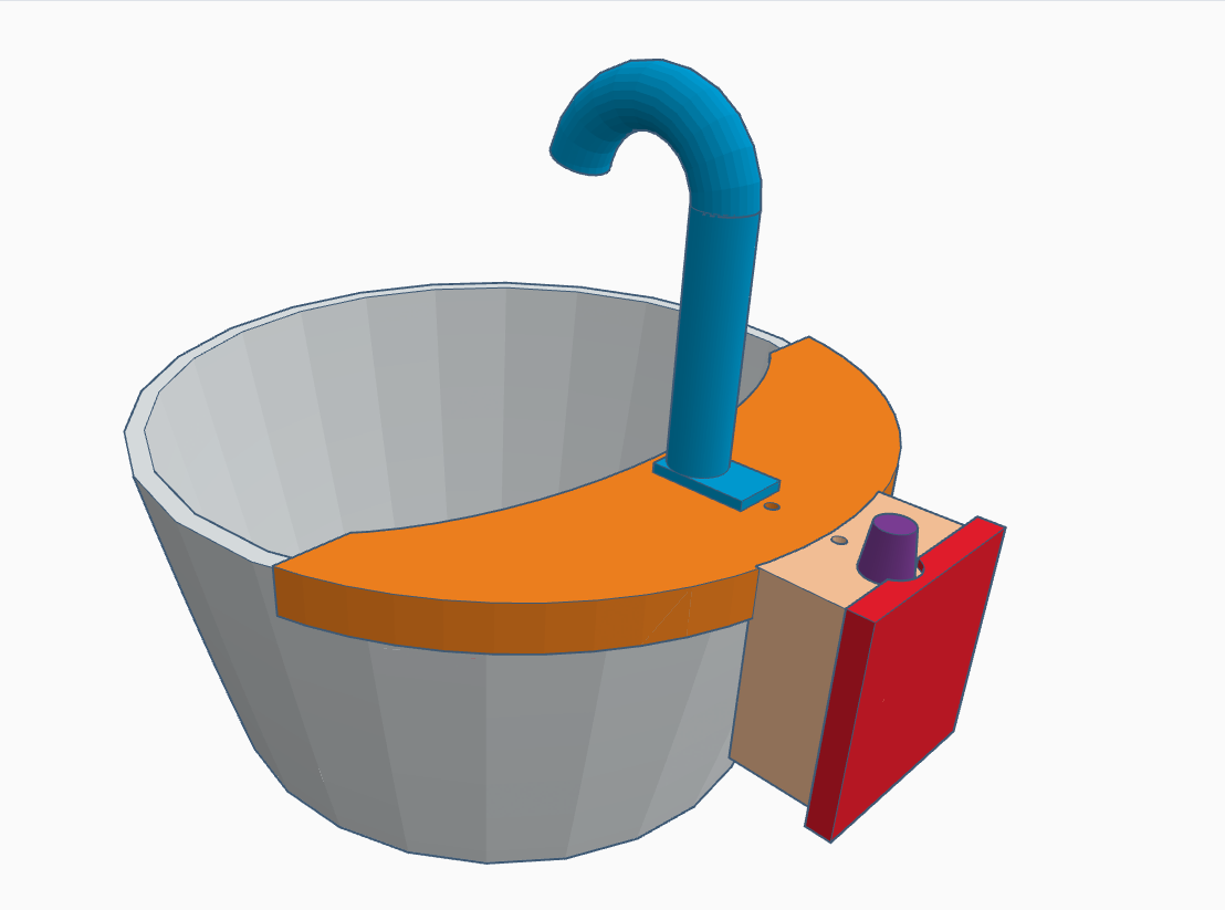 Bir kedi için içici (çeşme) (Plastik Aparattır!!!)