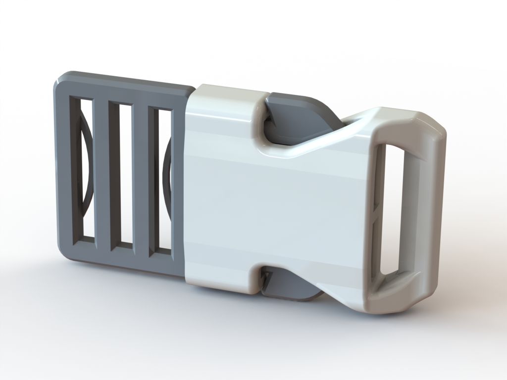 20 mm genişliğinde bir naylon kayış için bir tepe (Plastik Aparattır!!!)