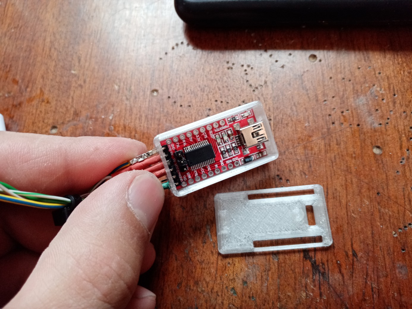 USB TTL dönüştürücü "FT 232 RL" için kılıf (Plastik Aparattır!!!)