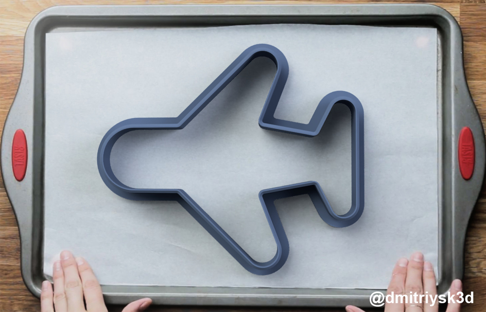 Yatak ve zencefilli kurabiye kalıp bir uçak (Plastik Aparattır!!!)