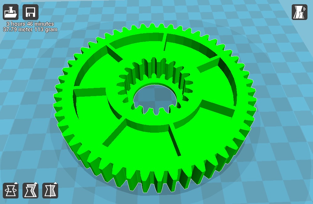 Gear Schroeder Fellowes 52x20 (Plastik Aparattır!!!)