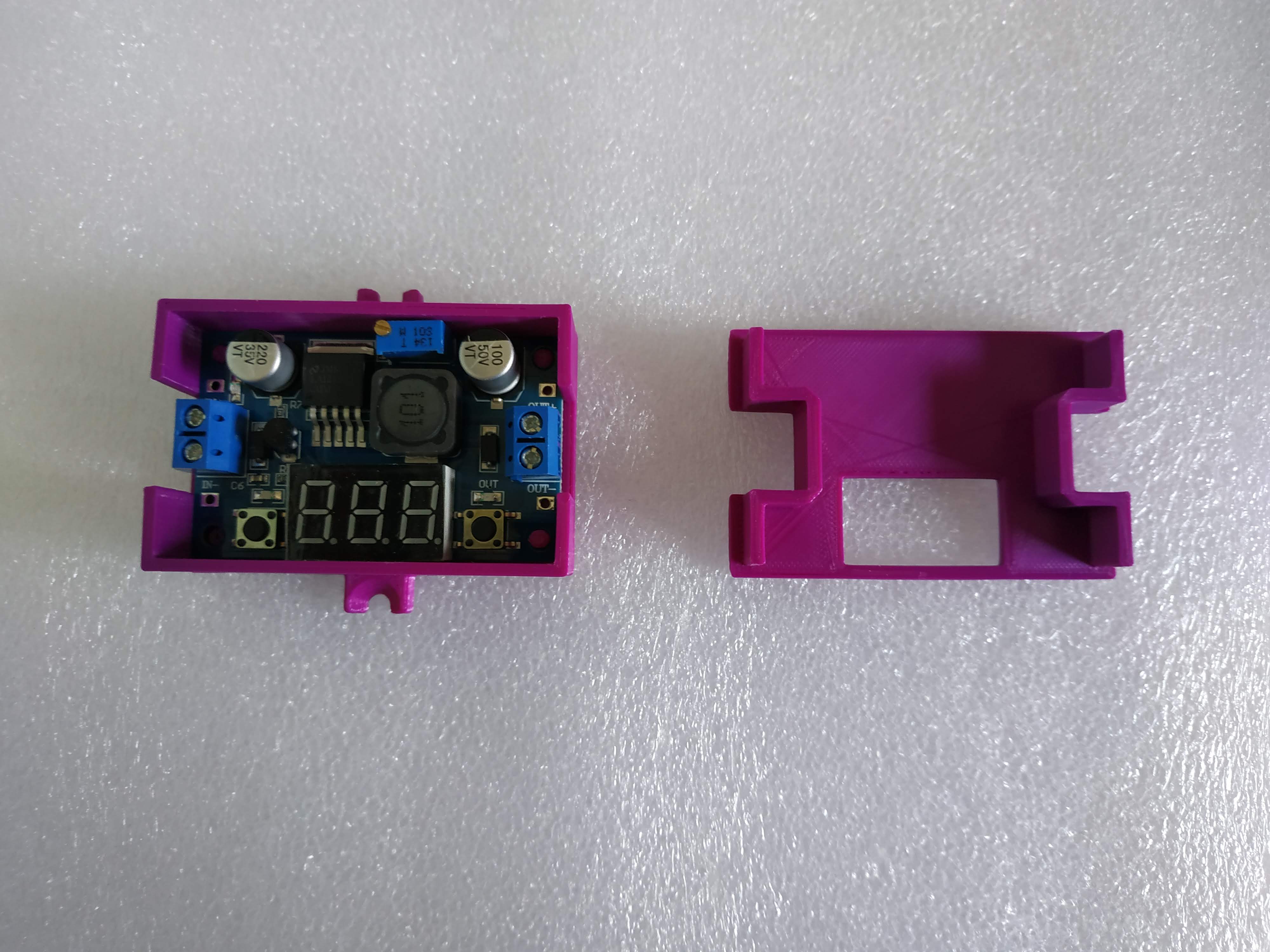 LM2596 Buck Dönüştürücü Kutusu (Plastik Aparattır!!!)