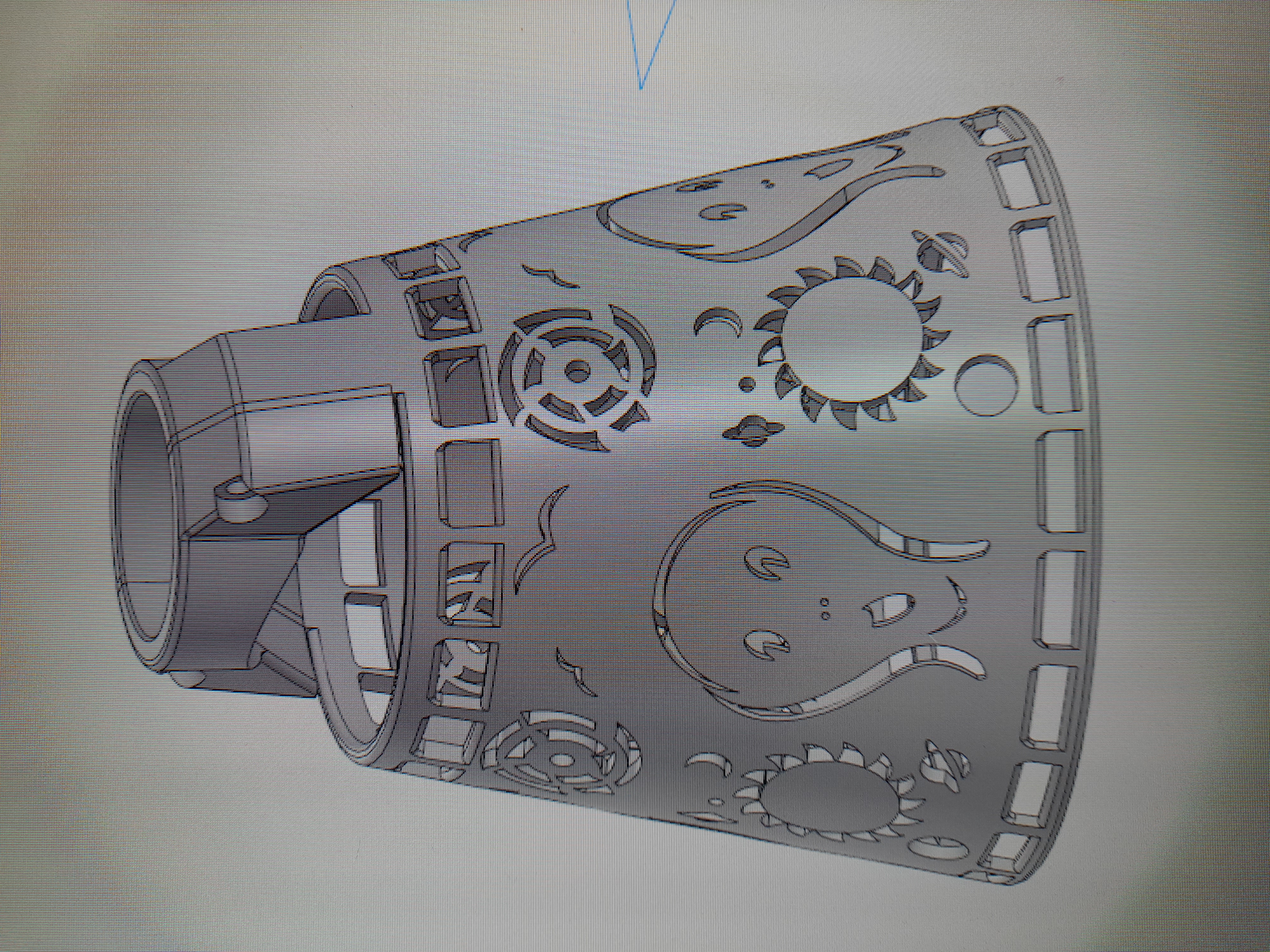 Bir masa lambasının esnek bir kartuşu için abajur (Plastik Aparattır!!!)