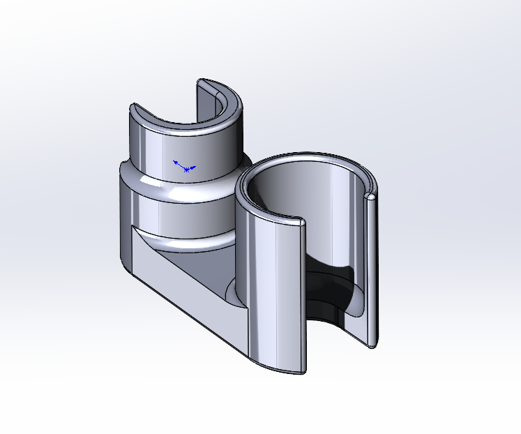 Zubr EG-160 gravür makinesinin esnek şaftı için tutucu (Plastik Aparattır!!!)