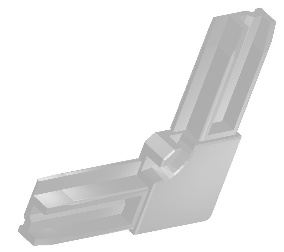 Pencere ızgarasının bağlantı köşesi. (Plastik Aparattır!!!)