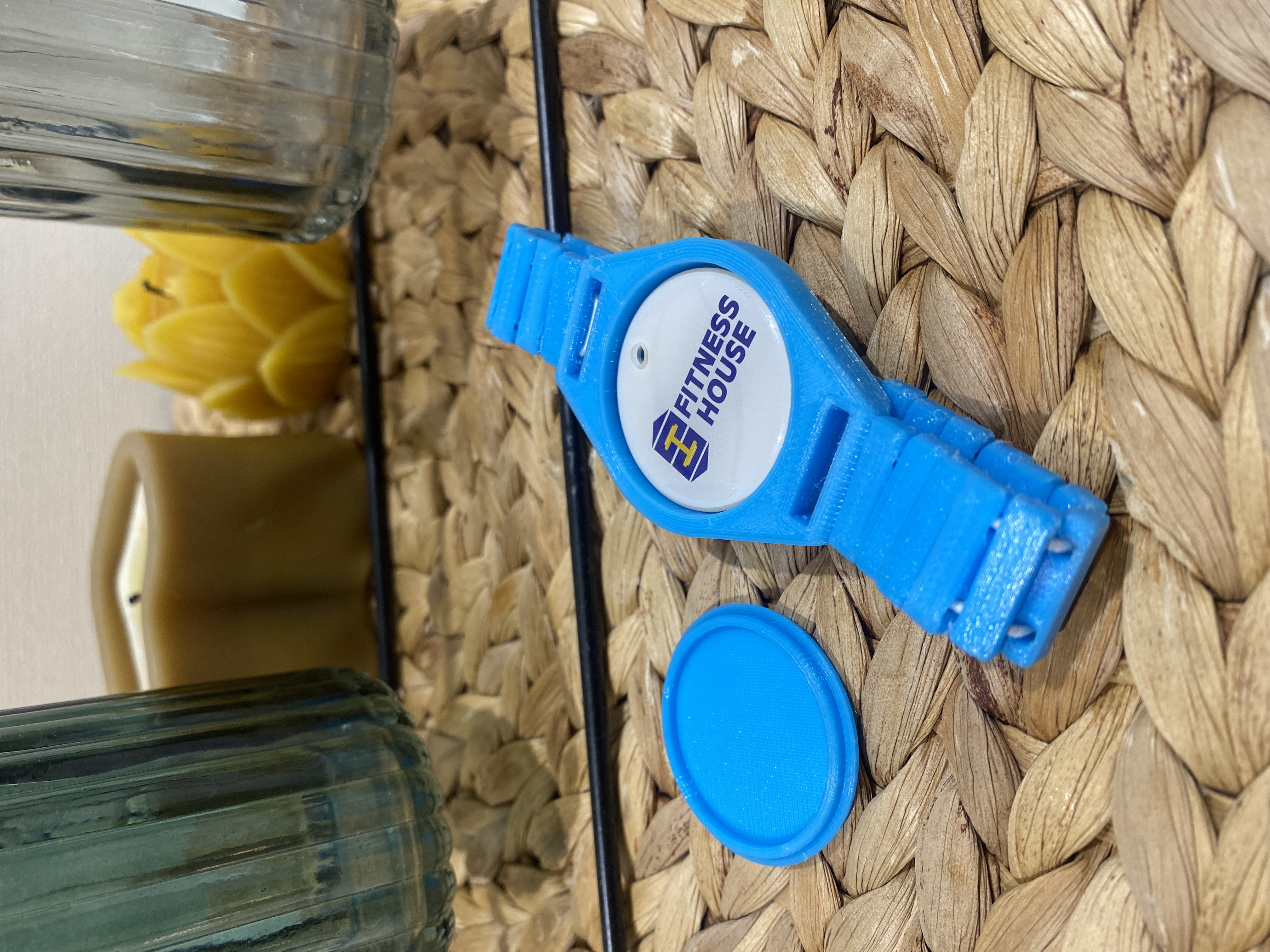 Spor fitness evi için bir çip ile bilezik (Plastik Aparattır!!!)