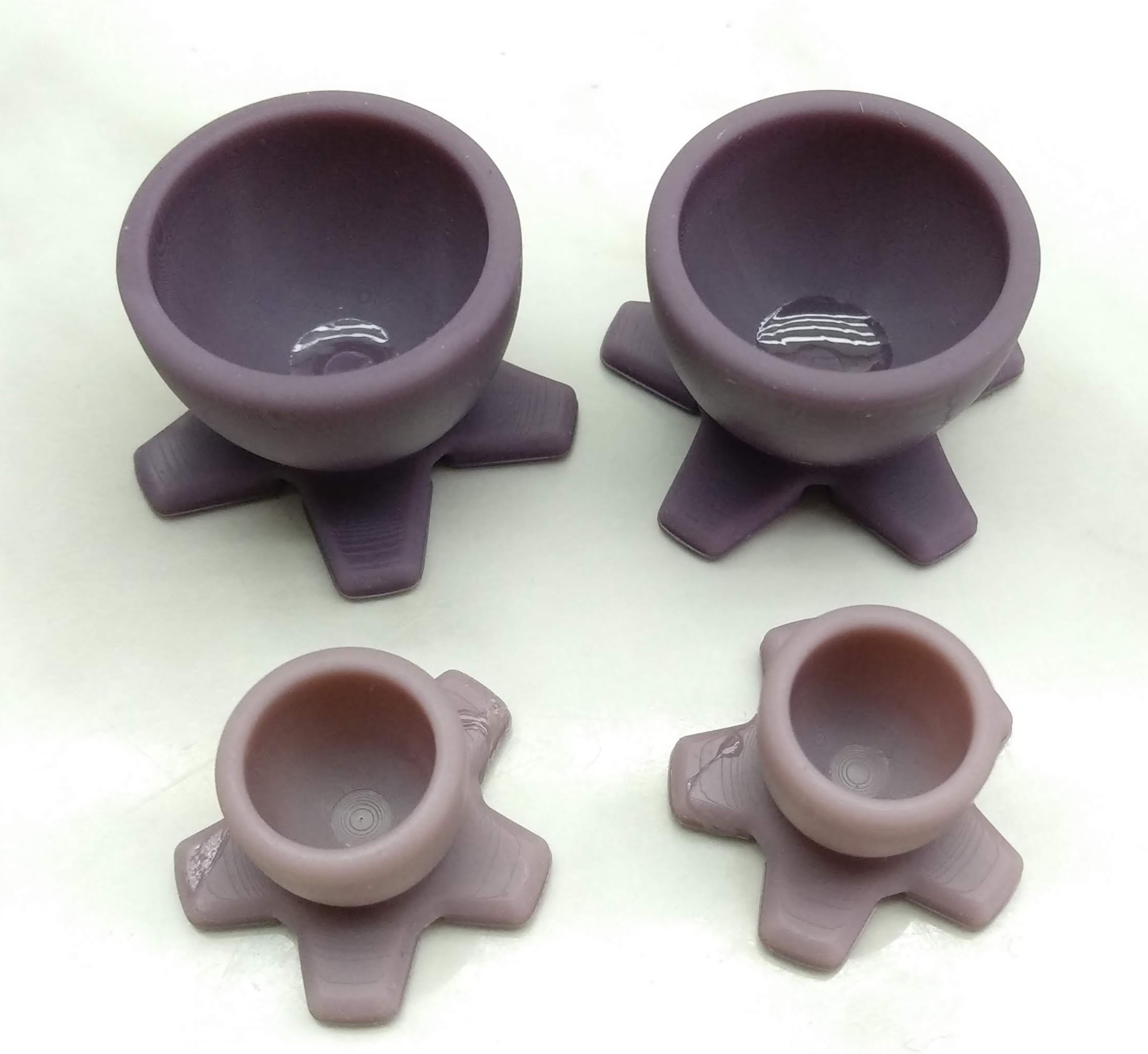 Boyaları karıştırmak için mini kaplar (Plastik Aparattır!!!)