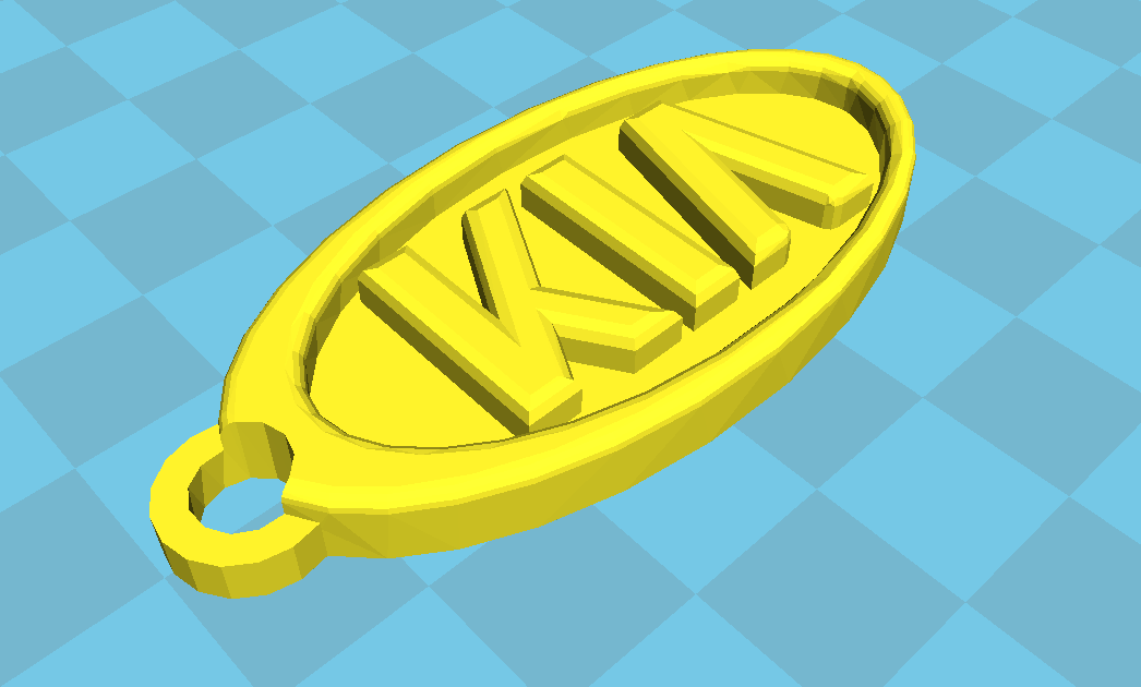 Kia için bir anahtarlık (Plastik Aparattır!!!)