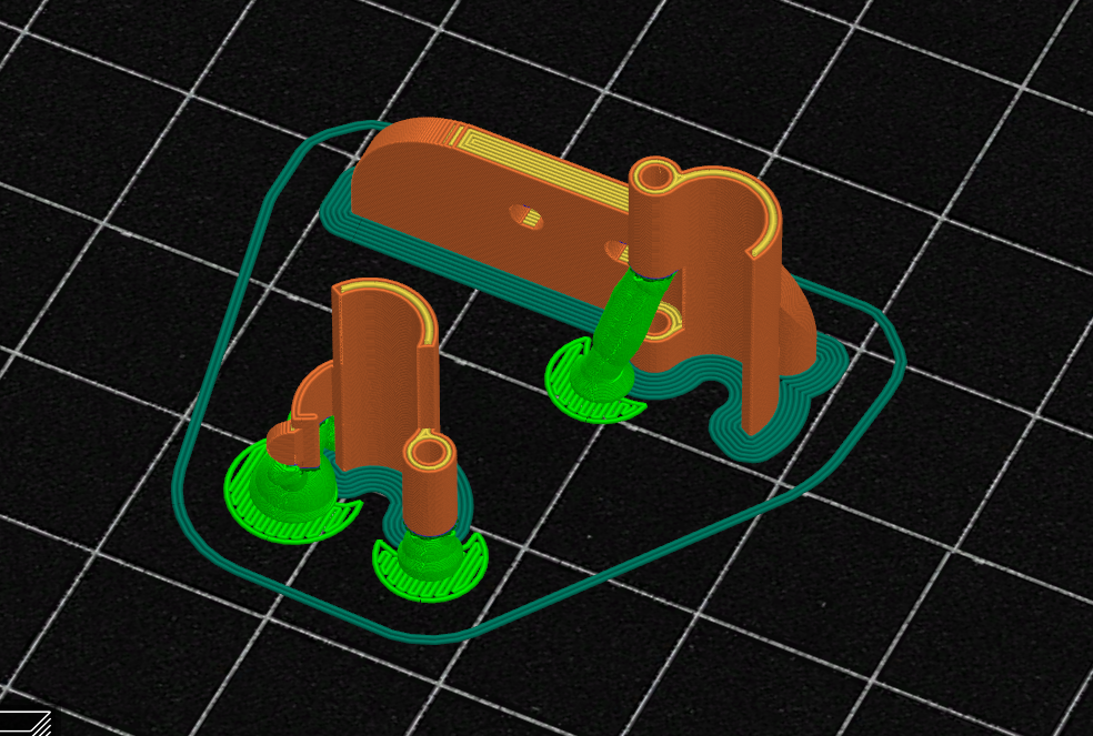Yazıcı tablosuna bir stok örgüsünde bir turnike mobilyası "kingroon kp3s" (Plastik Aparattır!!!)