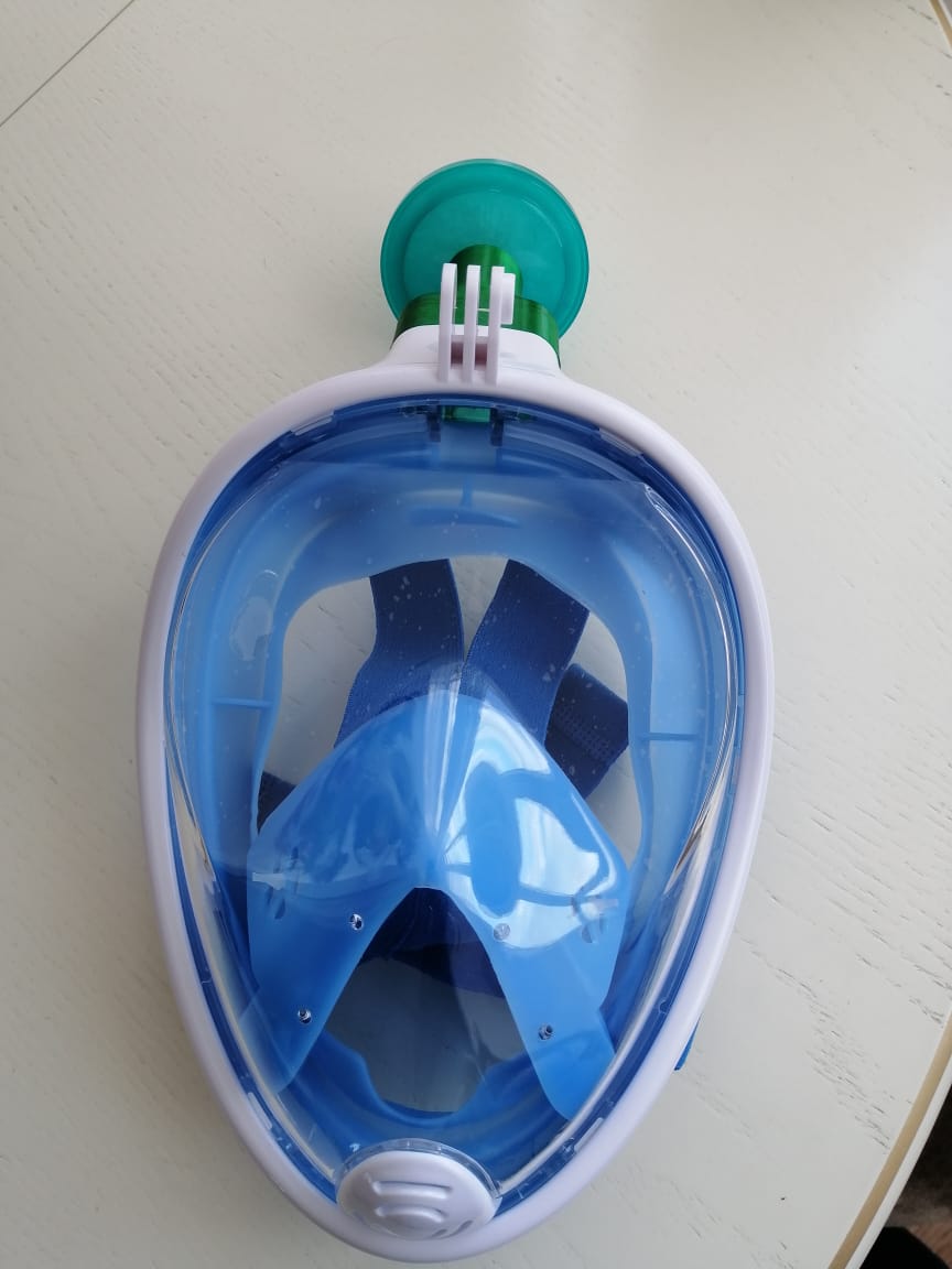Dalış maskesi için adaptör (Plastik Aparattır!!!)