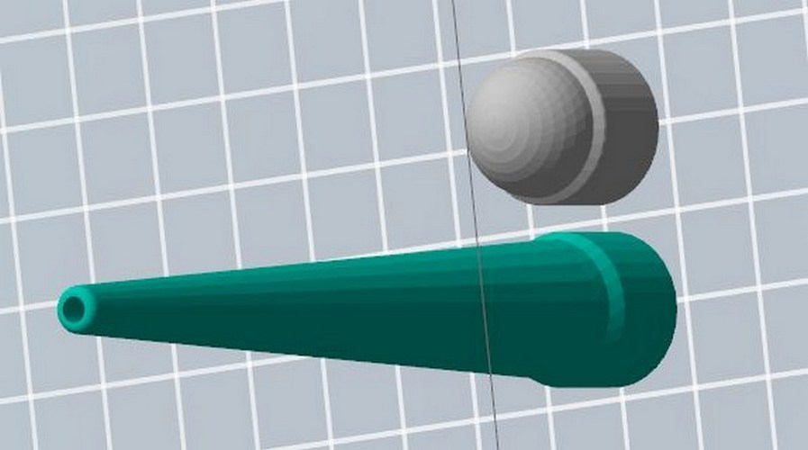 Koruyucu kapak ve bir sızdırmazlık maddesi ile standart bir tüp üzerinde ek uç (Plastik Aparattır!!!)