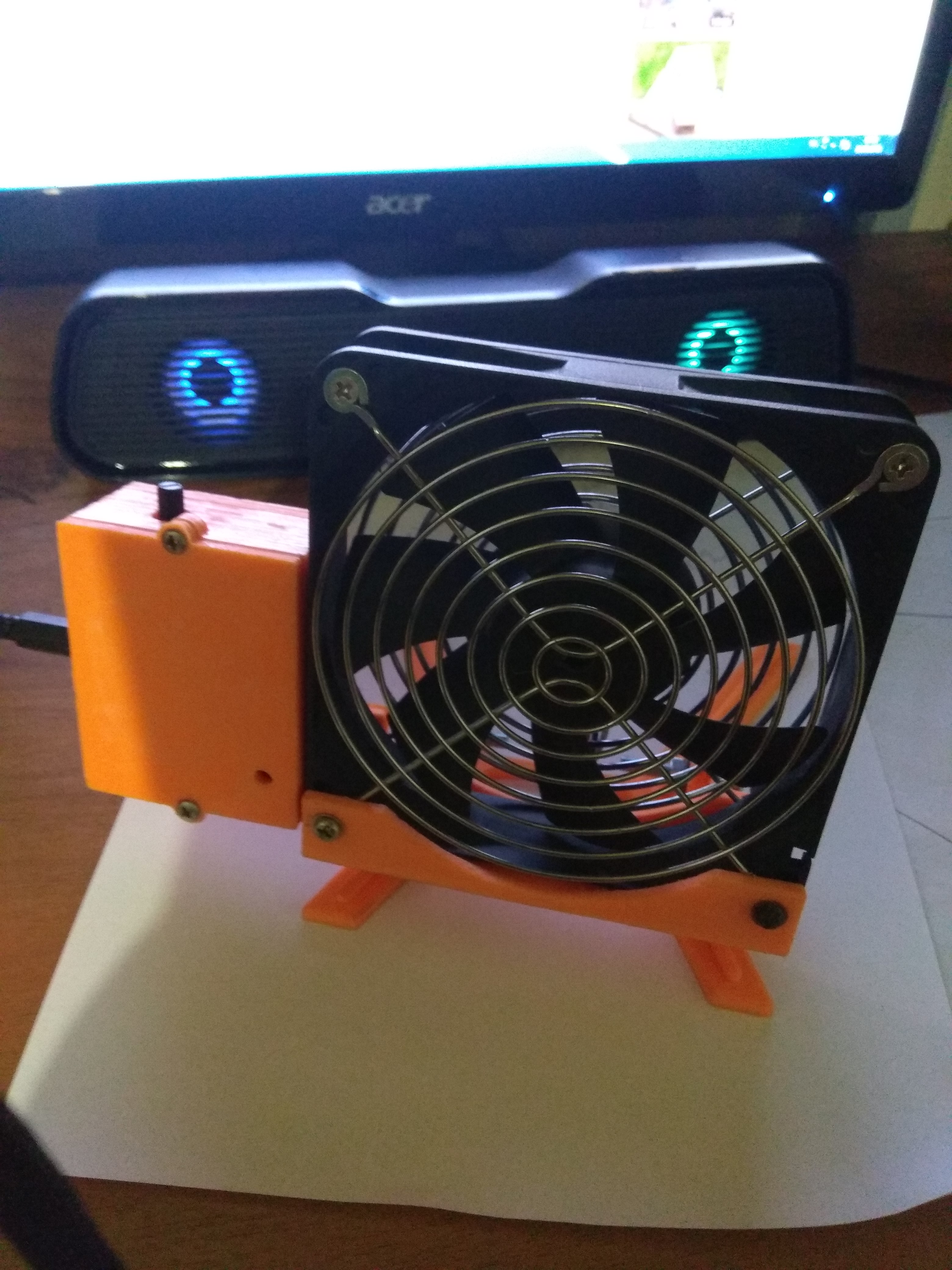 3d модель вентилятор с моторчиком от жёсткого диска для 3d принтера ...