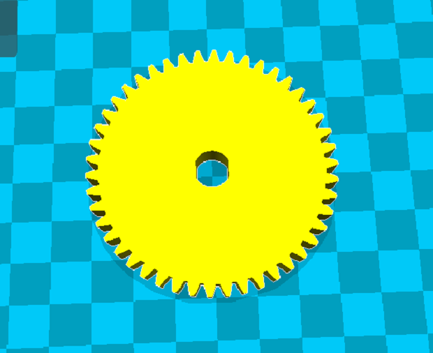 bir tür mutfak robotunun dişlisi. 46 diş (Plastik Aparattır!!!)