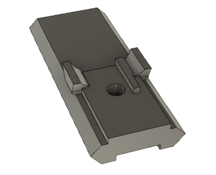 Hi-capa 4.3 (50&60mm) için Picatinny çubuğu (Plastik Aparattır!!!)