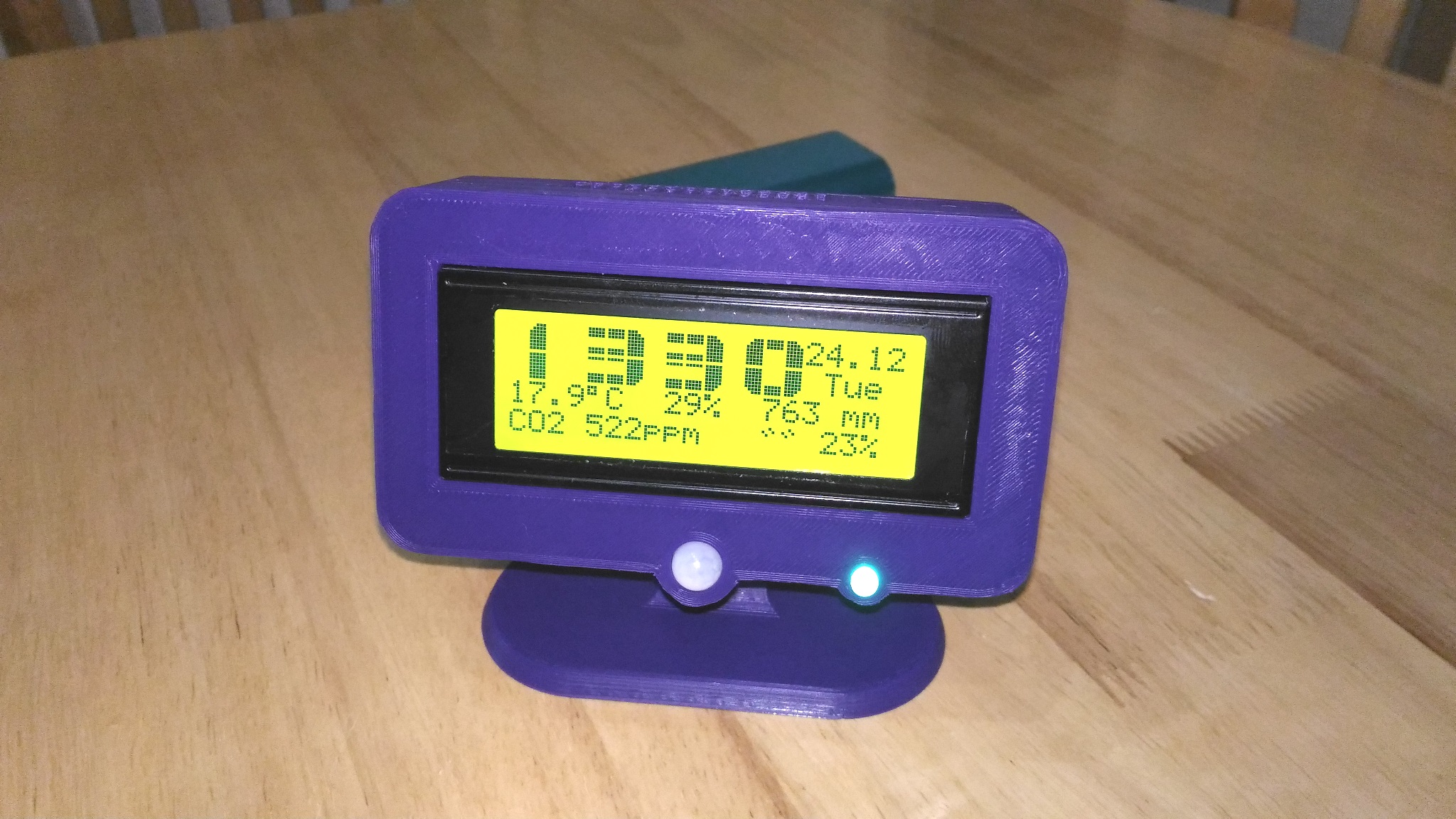 Meteoroloji istasyonu saati için kasa (Plastik Aparattır!!!)