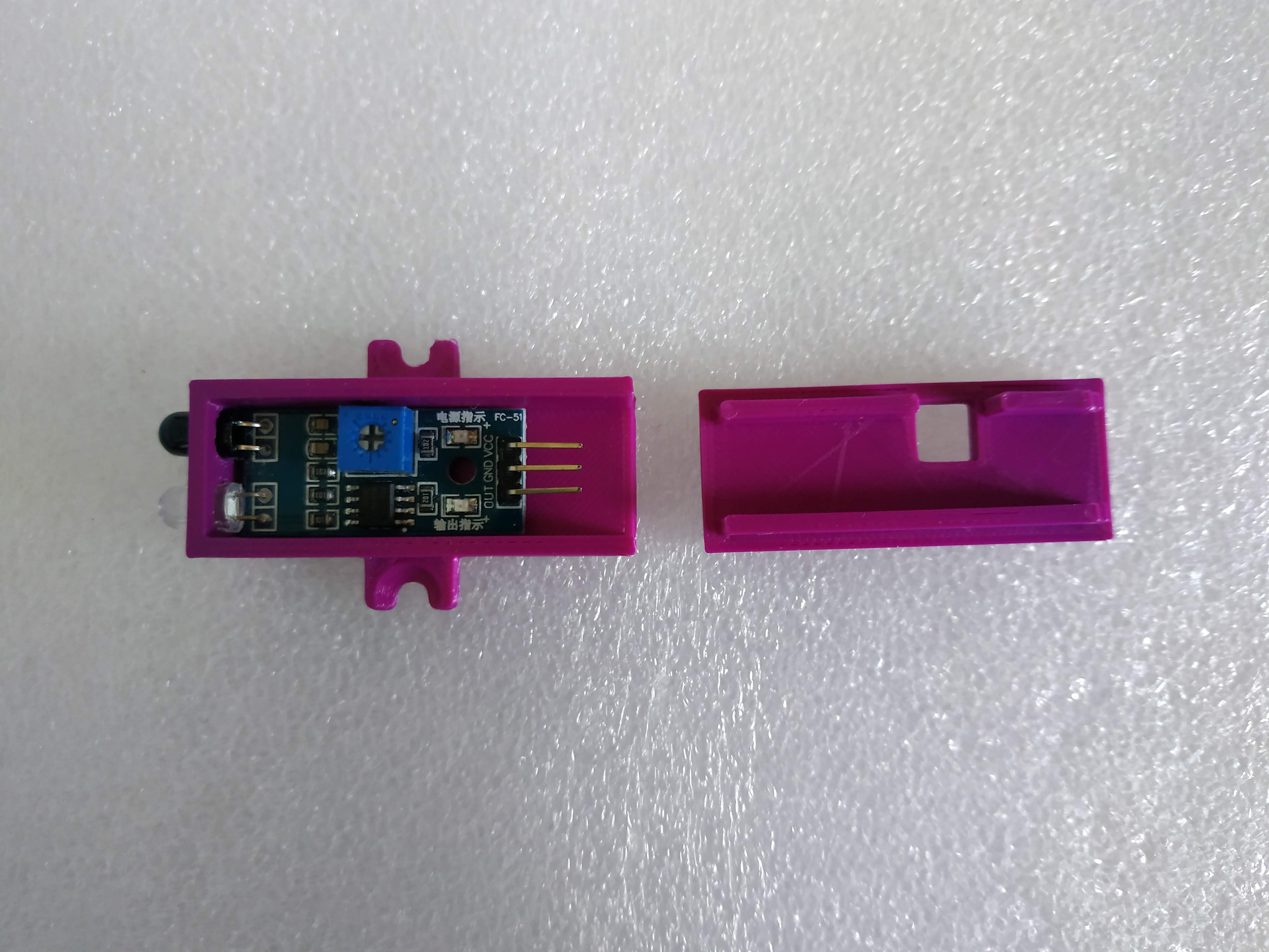 Kızılötesi sensör modülü kutusu (Plastik Aparattır!!!)