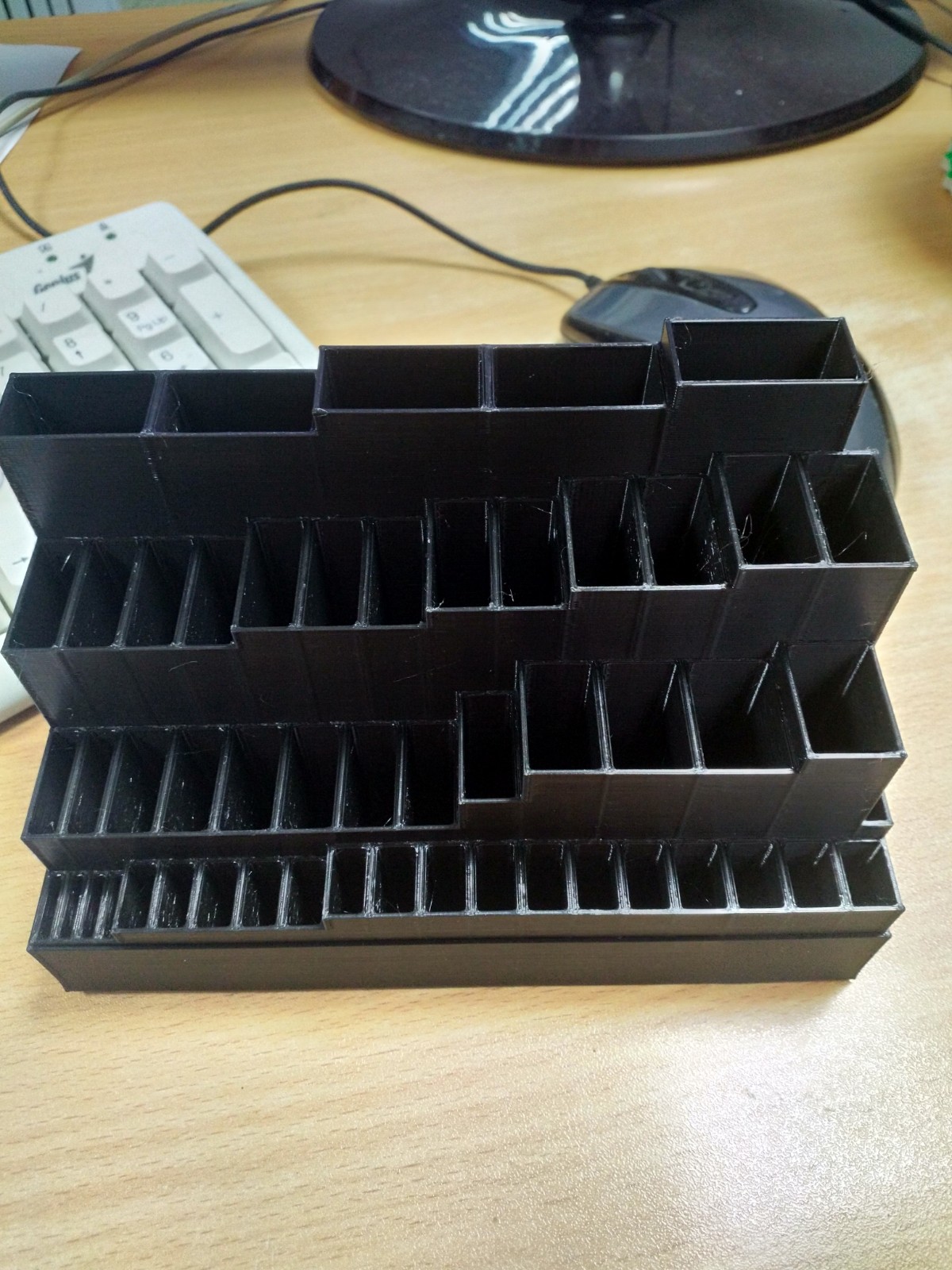 Matkapın organizatörü büyük (1 mm ila 14 mm, sadece 220 adet) (Plastik Aparattır!!!)