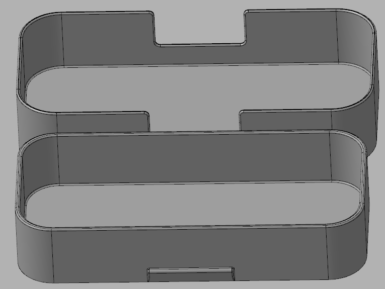 3d модель Контейнеры для: обжимки GROSS и 56шт RJ-45 в инструментальный ...