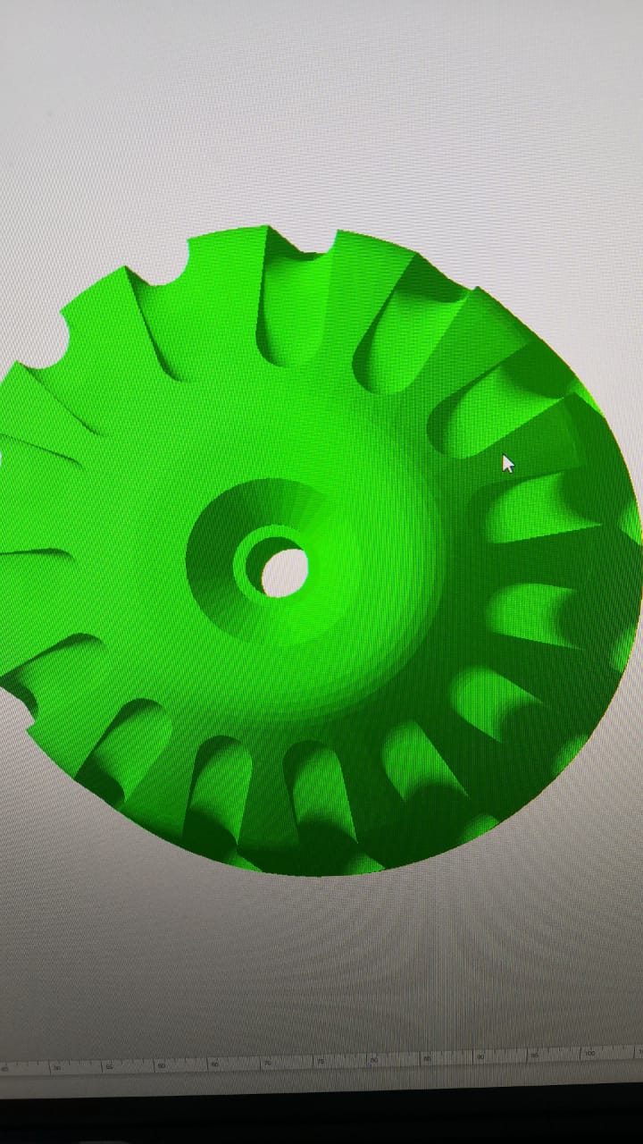 Motosiklet amortisörünün kapasitesinin 3D modeli (Plastik Aparattır!!!)