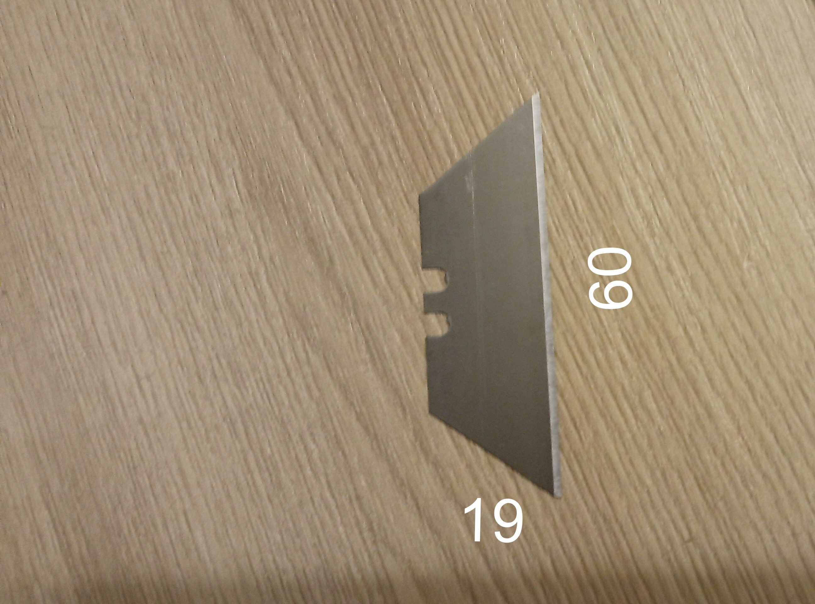 Şansölye bıçağı, katlanır (Plastik Aparattır!!!)