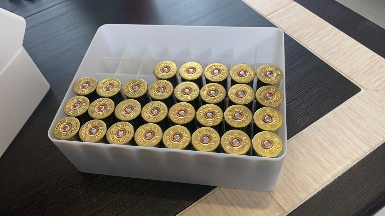 Kartuşlar için kutu 12 kalibre - 48 adet (Plastik Aparattır!!!)