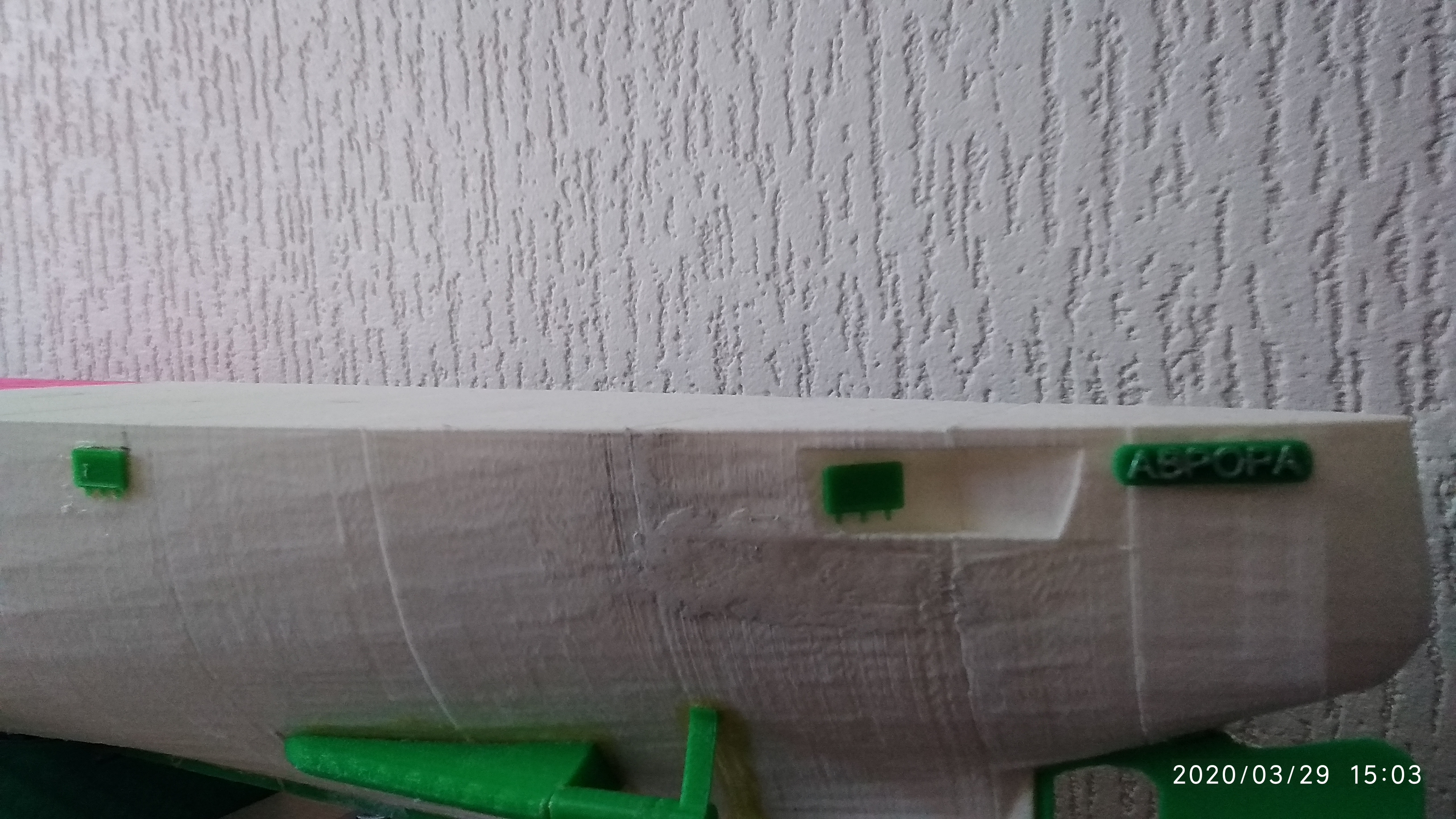 Aurora 1:100. Ram takviyesi, kapaklar ve çöp manşonları. (Plastik Aparattır!!!)