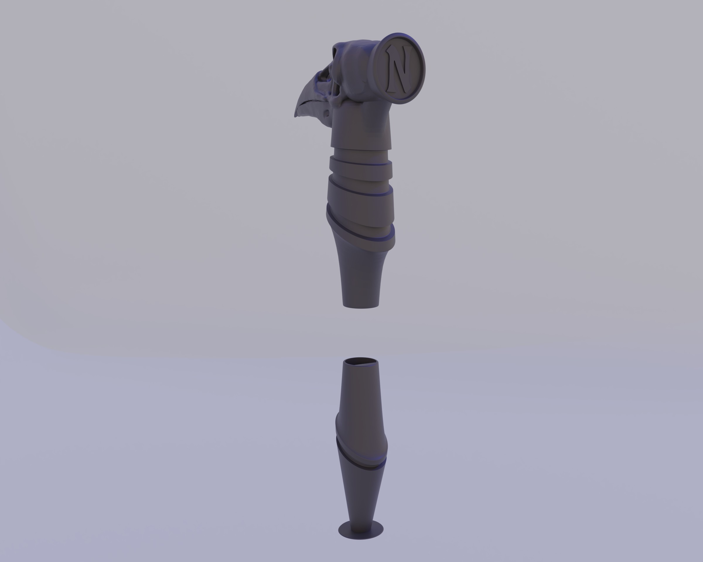 Kuzgun baston (bastonun sapı) (Plastik Aparattır!!!)